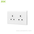 13A 250V 2 Gang BS Socket Outlets